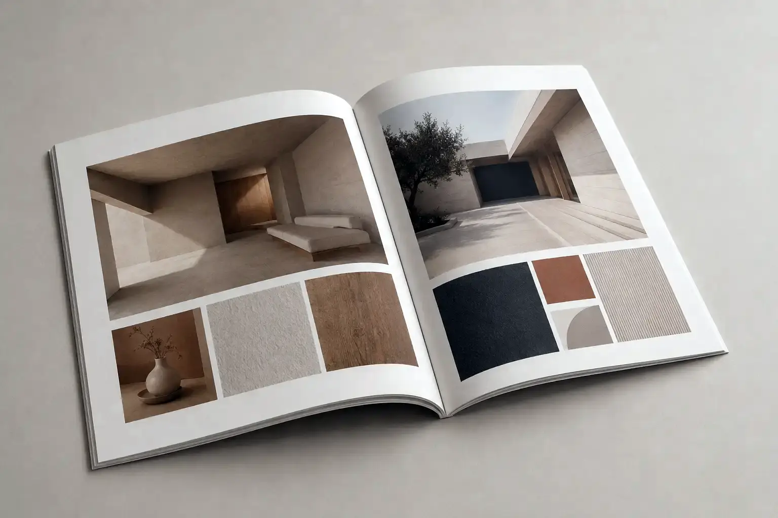 Fashion book con copertina flessibile, pensato per presentare fotografie, styling e progetti moda con una resa editoriale professionale.
