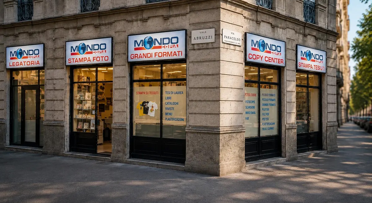 Centro stampa Mondocopia in Via Paracelso 10 a Milano