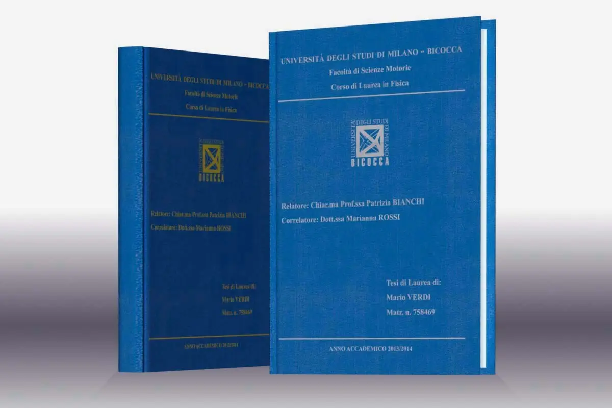 stampa tesi Simil. Balacron Blu Chiaro