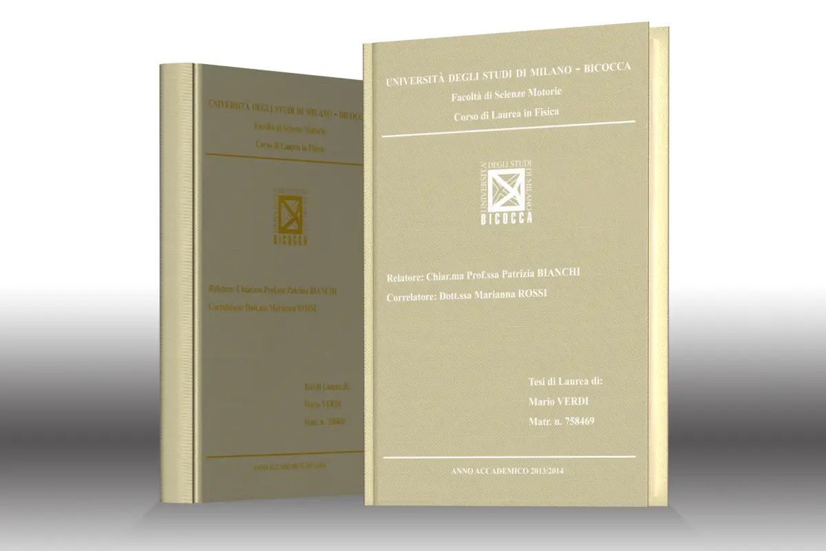 stampa tesi SETA ORO